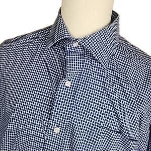 Lauren Ralph Lauren Green Label No Iron Long Sleeve Shirt Plaid 17 - 34/35